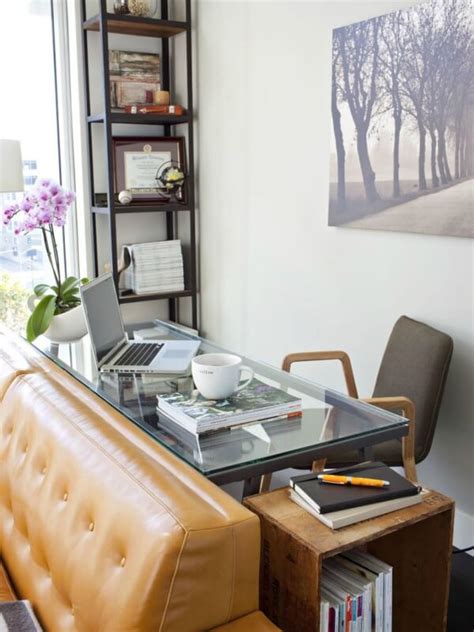Not all rooms have such dramatic the next one of our ideas to make a small room look bigger is to use more benches. No Room For A Home Office? But Wait... · Cozy Little House