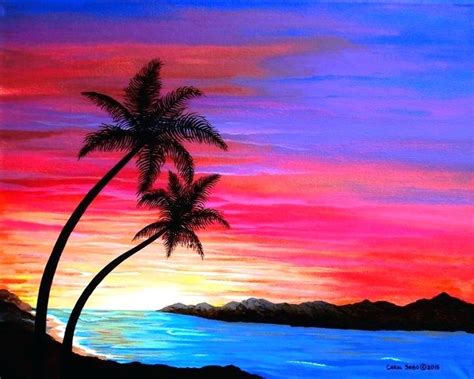 Sunset Drawing Oil Pastel At Explore