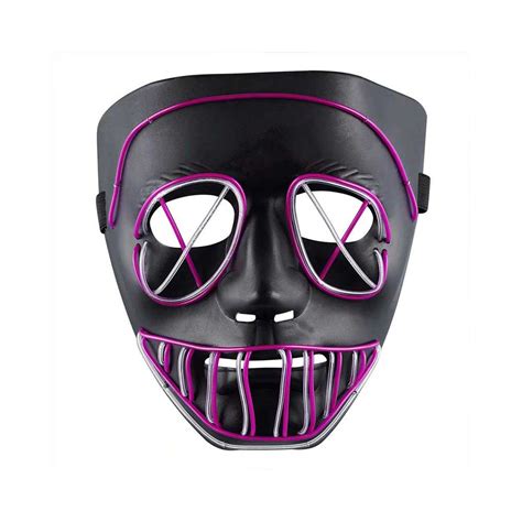 Scary Face Light Up Halloween Mask