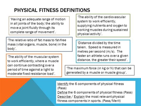 What Are The Components Of Physical Fitness Define Each Fitnessretro
