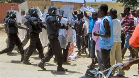 Angola 12 Pessoas Detidas PolÍcia Impede ManifestaÇÃo Em Luanda Página Global