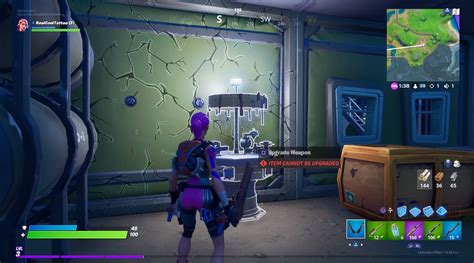Check where to find the upgrade bench locations of chapter 2 season 1 for fortnite's forged in slurp mission upgrade an item at a weapon upgrade bench all trademarks, character and/or image used in this article are the copyrighted property of their respective owners. Fortnite Upgrade Bench locations - swap materials for ...