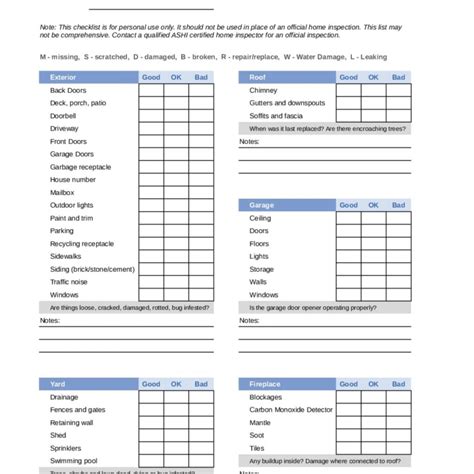 Inspection Spreadsheet Template With 004 Home Inspection