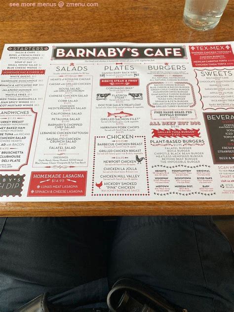 Online Menu Of Barnabys Cafe Restaurant Houston Texas 77007 Zmenu
