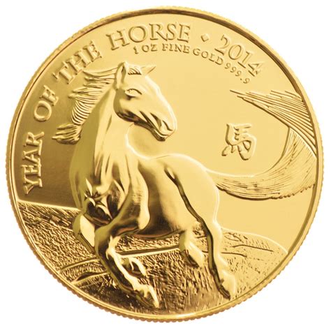 2014 Lunar Horse 1oz Gold Coin Bullionbypost From £1895