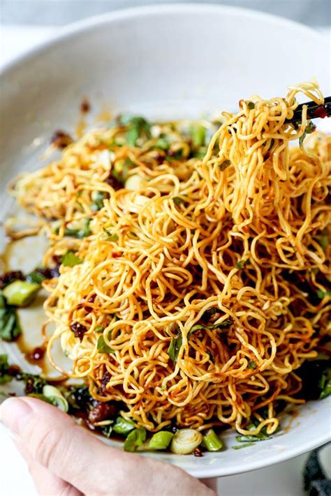 Pan Fried Noodles With Chili Crisp Recipe Easy Asian Recipes Asian Recipes Vegetable Dishes