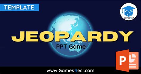 Jeopardy Template Games Esl