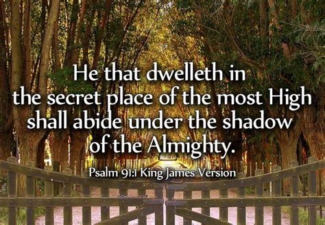 Psalms 911 He That Dwelleth In The Secret Place Of The Most High