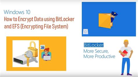 Efs Vs Bitlocker How To Encrypt Data Using Bitlocker And Efs On