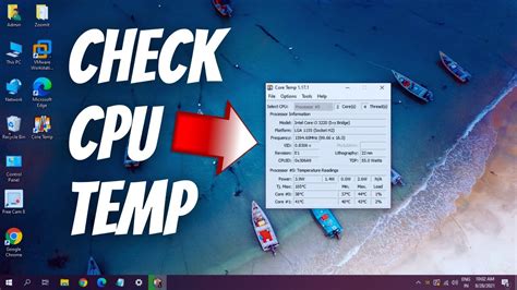 How To Check Cpu Temperature In Windows 10 Youtube