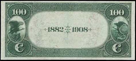 1882 100 Dollar Date Back National Currency Bank Note 5022