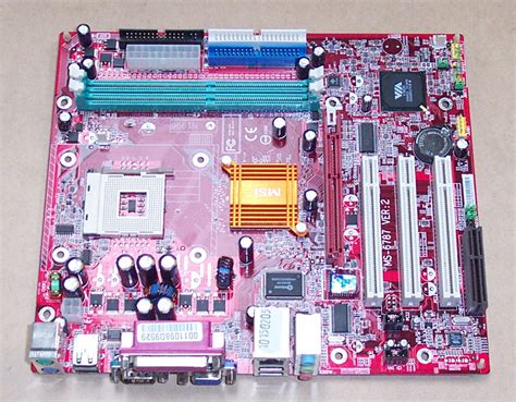 Msi Ms 6787 Ver2 Micro Atx P4 Socket 478 Motherboard