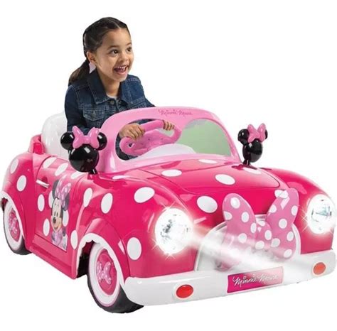 Carro Minnie Mouse Convertible 6v Con Luces Y Sonidos En Venta En