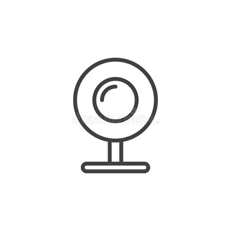 Web Camera Webcam Line Icon Outline Vector Sign Linear Style