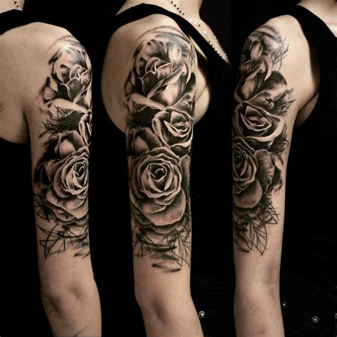 Download Shoulder Rose Tattoo Designs For Men Pictures Wallpaper