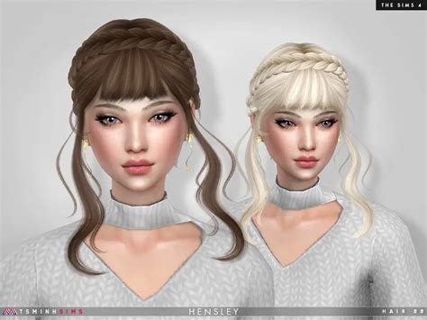 The Sims Resource Hensley Hair 88 By Tsminhsims Sims 4 Hairs