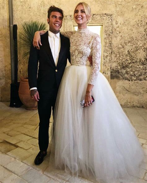Chiara Ferragni And Fedez Wedding In Noto Sicily Wearing A Dior Gown By