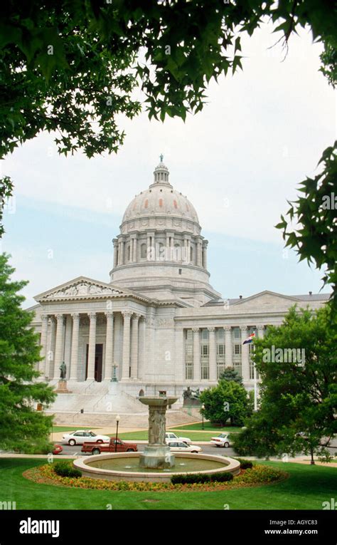 Jefferson City Missouri State Capitol Building Stock Photo Alamy