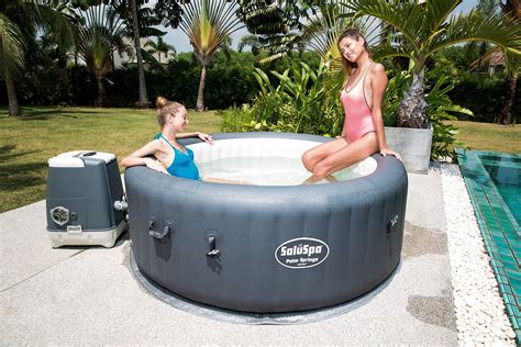 Relax And Unwind In The Bestway Palm Springs Inflatable Hot Tub Spa