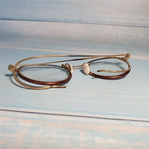 Old Gilded Rarity Glasses 1930 Soviet Vintage Glasses Etsy