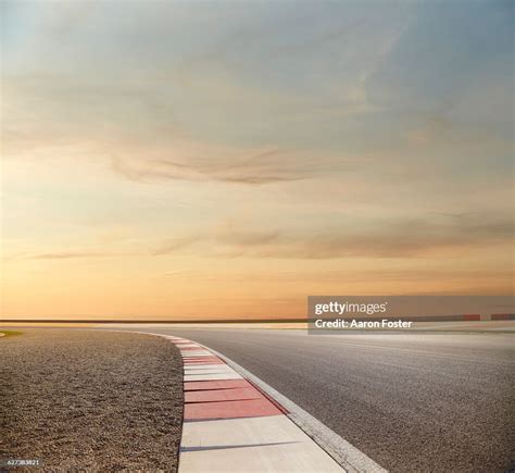 Race Track Sunset High Res Stock Photo Getty Images