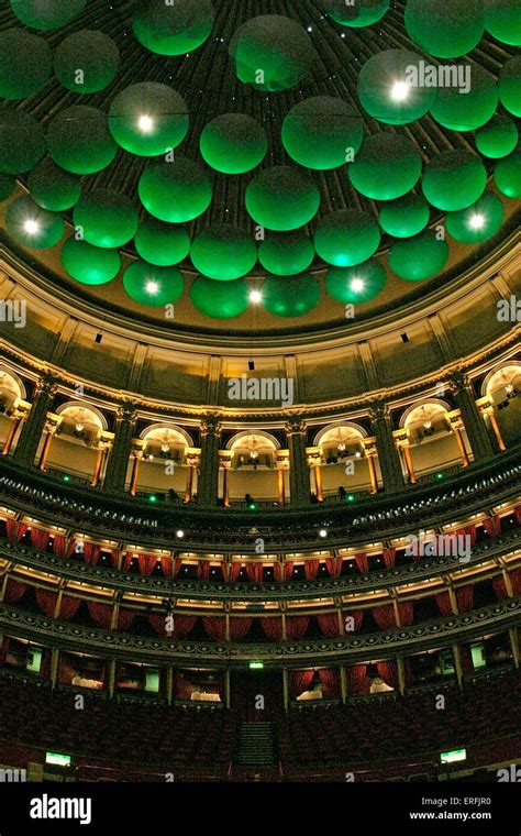 The Royal Albert Hall London Interior Stock Photo Alamy