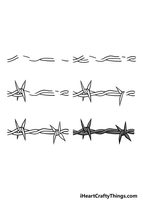 How To Draw Barbed Wire A Step By Step Guide Laacib