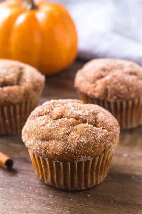 These Pumpkin Spice Muffins Have A Crunchy Cinnamon Sugar Coating And