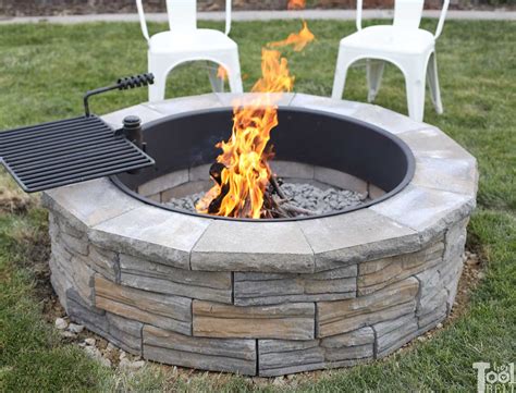 21 Diy Fire Pit Kiwi And Plums