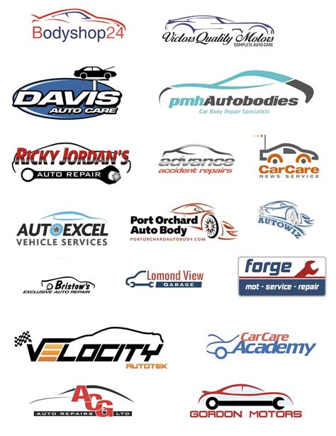 Logos For Auto Repair Companies Garage Logo Auto Repair Shop Car Shop
