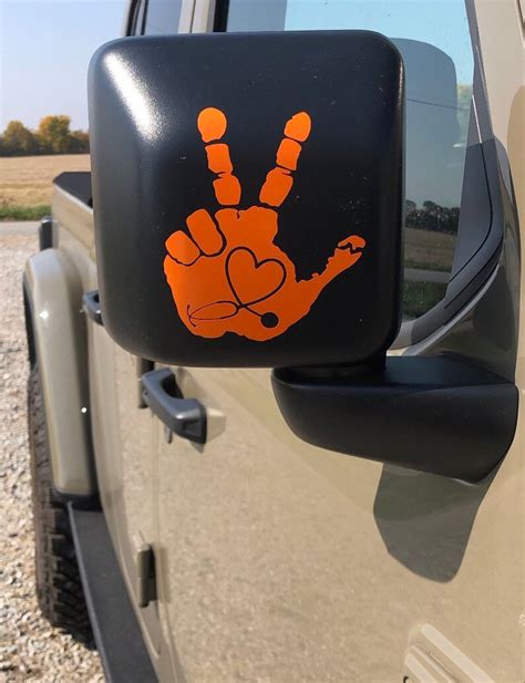 Custom Personalized Jeep Waves Decal Etsy