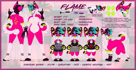 Old 2018 Fursona Ref Nsfw By Flame Expression On Deviantart