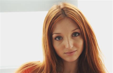 Long Haired Natalya Znachenko Russian Red Hair Model And Porn Actress Celebrity Girl Wallpaper