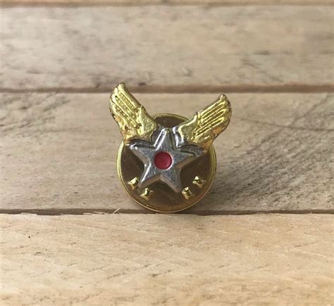 Vintage Wwii Army Air Corps Pin Usaaf Sweetheart Us Military Etsy