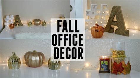 Decorate With Me Fall Office Decor Youtube