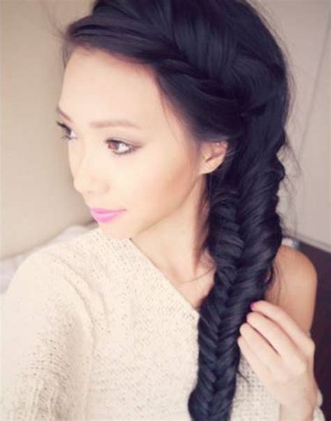 Messy Fishtail Side Braid Hair Tutorial Le Sassafras