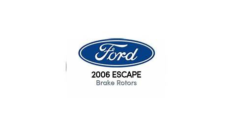 2012 ford escape rotors