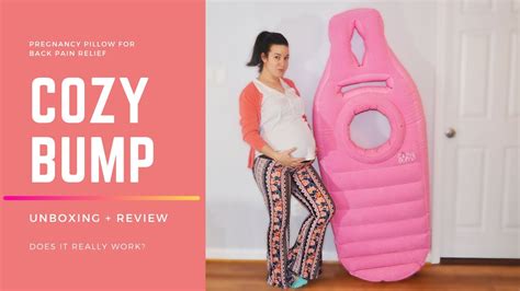 Cozy Bump Review Pregnancy Pillow Back Sciatic Pain Relief Does