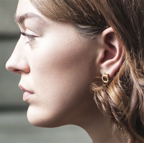 Unified Stud Earrings Ola 3d Printed Jewelry