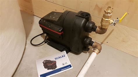 A water pump is a device that moves water, or all over slurries, by mechanical action. GRUNDFOS Without Pressure Tank Booster Pump Scala2, For ...