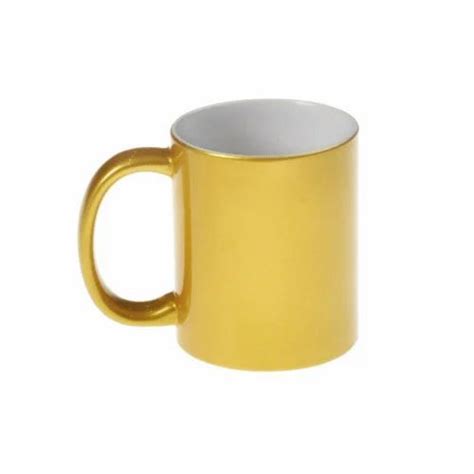 Golden And White Ceramic Golden Sublimation Mug At Rs 120piece In Mumbai