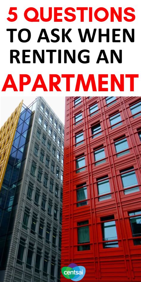 5 Questions To Ask When Renting An Apartment Rent Questions To Ask