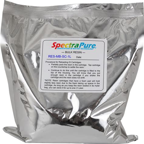Spectrapure Mixed Bed Semiconductor Di Resin Bulk Bags Spectrapure