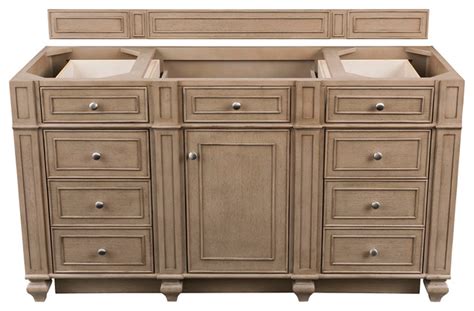Cabinets, kitchen cabinets, custom cabinets, counter tops, granite counters, bathroom don't see your favorite business? Bristol 60" Single Vanity White Washed Walnut, Base ...