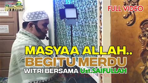 Full Video Taraweh Masjid Paripurna Ar Rahman Kota Pekan Baru Ust