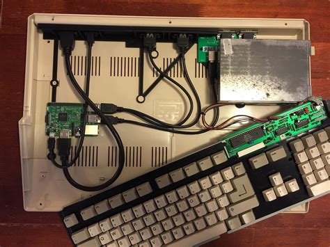 Fitting A Raspberry Pi Into An Amiga 500 Without Modifying The Original