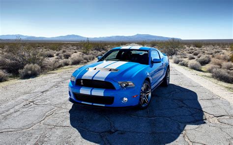 Blue Ford Mustang Gt Wallpaper For 1920x1200