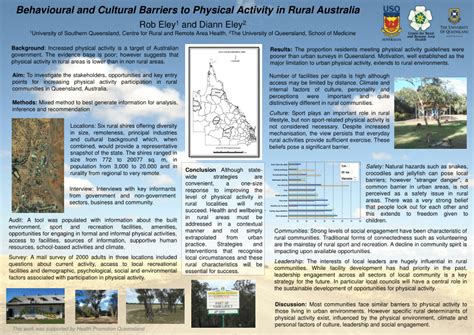 Pdf Behavioural And Cultural Barriers To Physical Activity In Rural