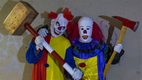 To Frighten To Cause Fear In Terrify Scare Scary Clowns Scary