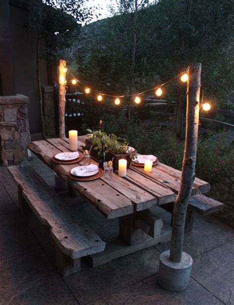 25 Great Ideas For Creating A Unique Outdoor Dining